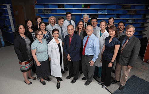 A photo of faculty members from Pathology and Laboratory Medicine.